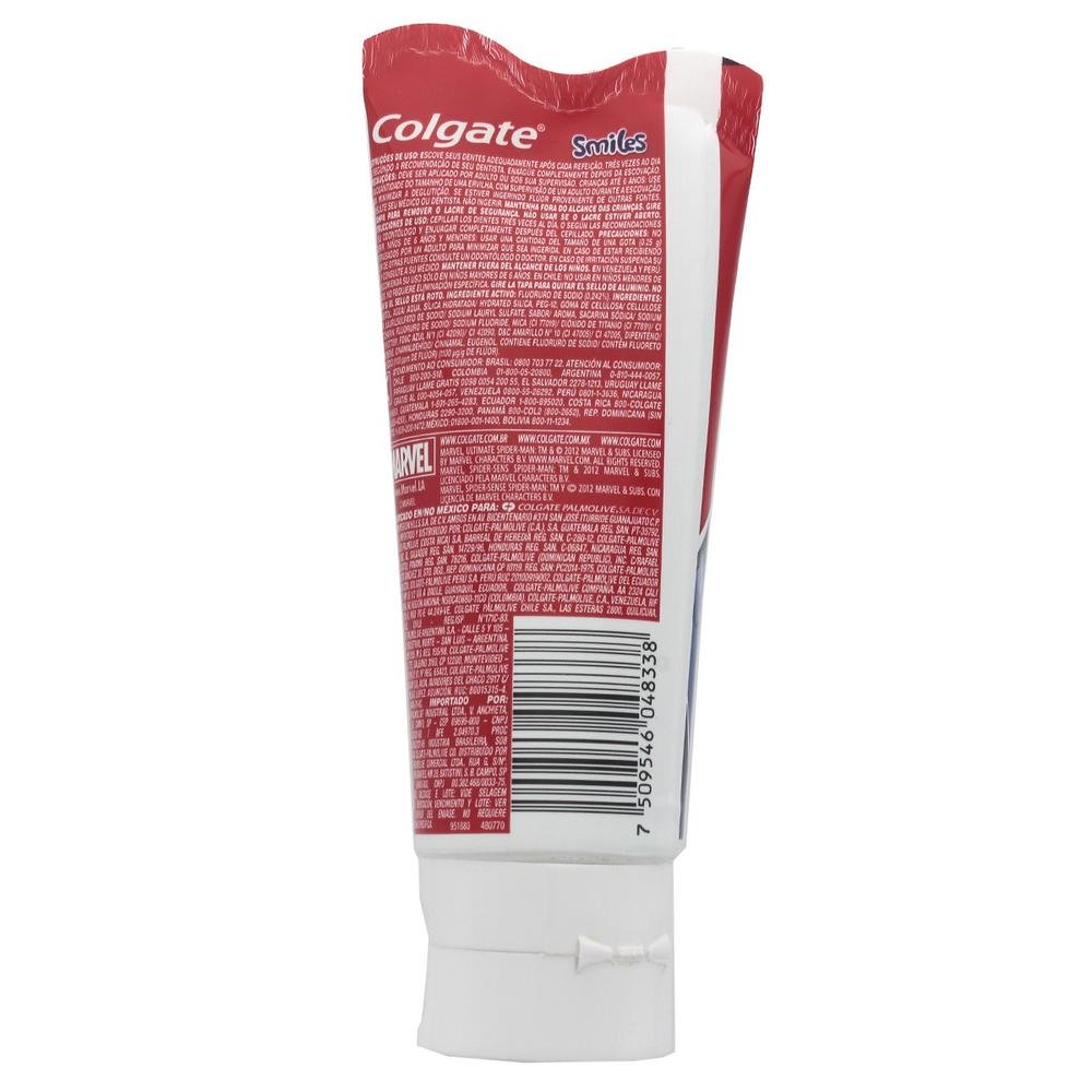 Creme Dental Infantil Colgate Spider Man 100G - Drogafuji