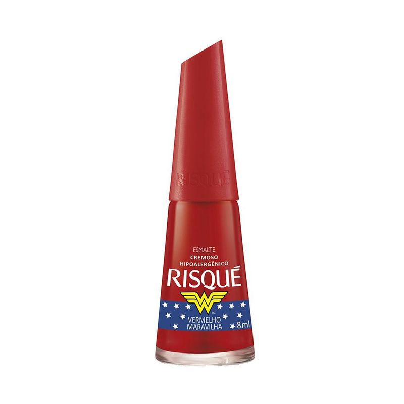 Esmalte-Risque-Mulher-Maravilha-Vermelho-Maravilha