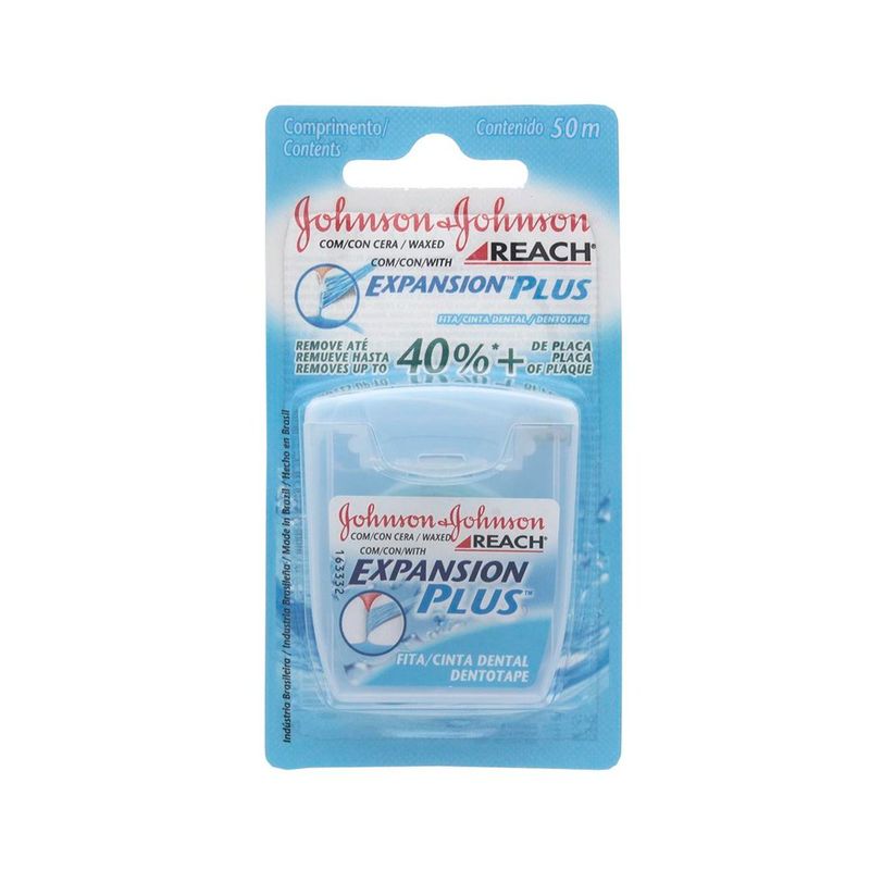 Fio-Dental-Johnson-Johnson-Reach-Expansion-Plus-Regular-50m