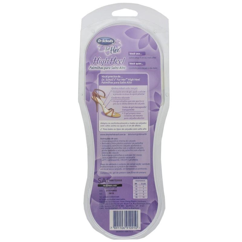 Palmilha-Dr-Scholls-For-Her-Salto-alto-1-par-Tam--35-39