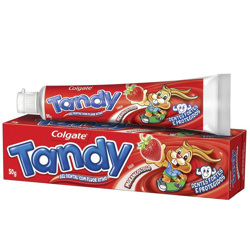 Creme-Dental-Infantil-Tandy-Morangostoso-50g