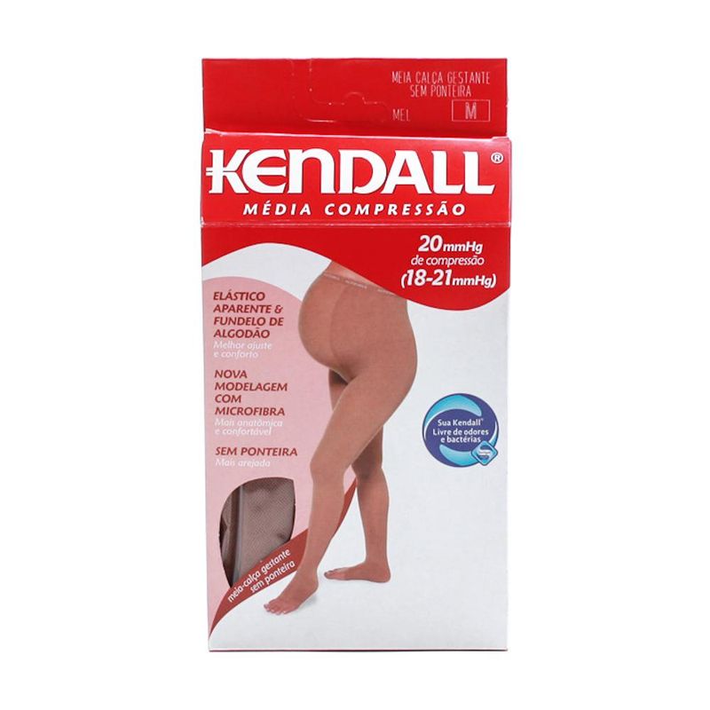 Meia-Calca-Gestante-Kendall-Sem-Ponteira-Media-Compressao-Cor-Mel-Tamanho-M