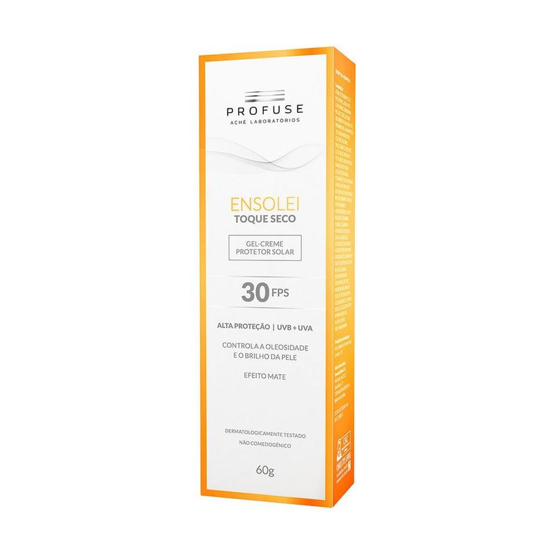 Protetor-Solar-Ensolei-Profuse-Toque-Seco-Oil-Control-Fps-30-Com-60-Gramas
