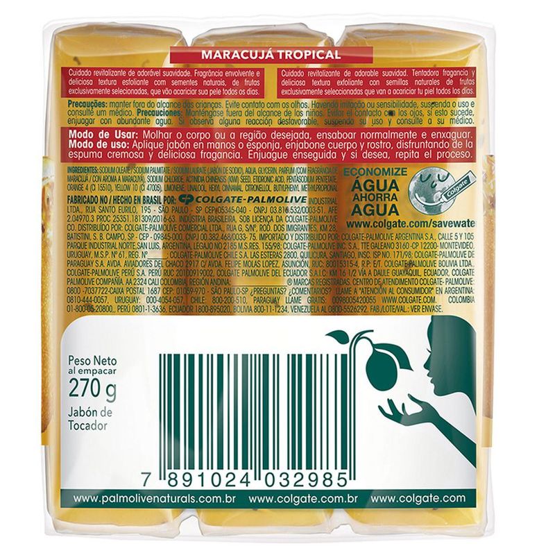 Kit-Sabonete-Barra-Glicerinado-Palmolive-Natureza-Secreta-Maracuja-Tropical-3-unidades-de-90g
