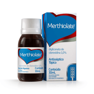 Merthiolate 10Mg Solução Frasco Com 30Ml