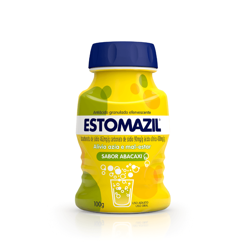 Estomazil-462---90---438-Mg-G-Gran-Efev-Fr-Plas-Opc-X-100-G--Abacaxi-