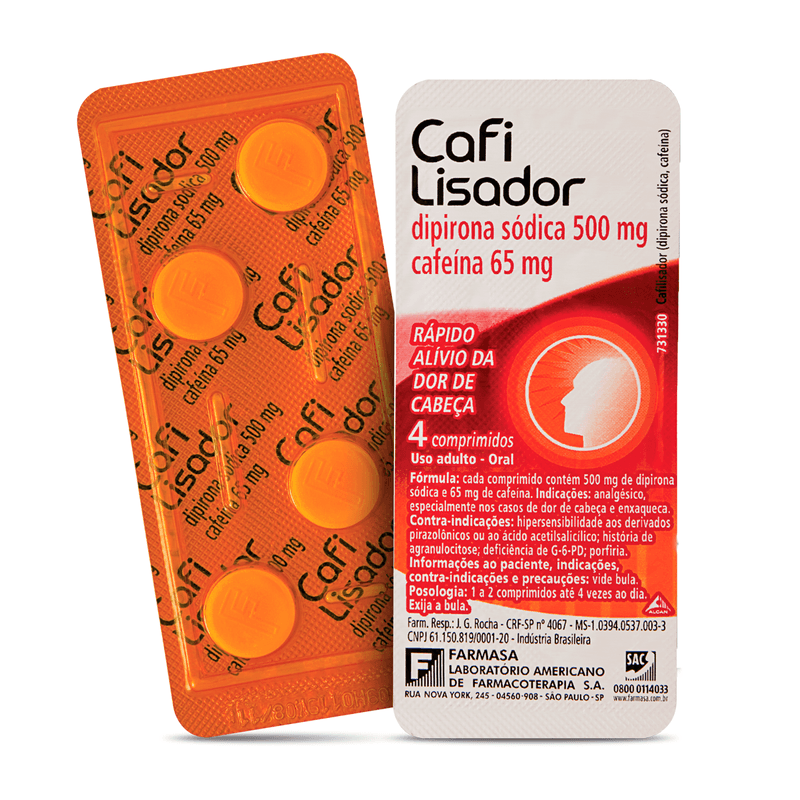 Cafi-Lisador-500Mg-65Mg-Com-4-Comprimidos