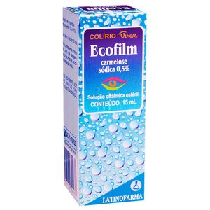 Ecofilm 5Mg Solução Oftálmica Frasco Gotejador Com 15Ml