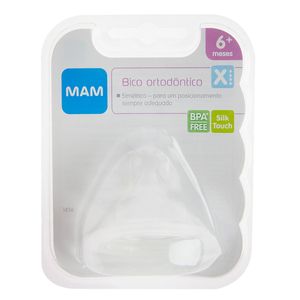 Bico para Mamadeira Ortodôntico com Fluxo Super Rápido MAM 1 Unidade