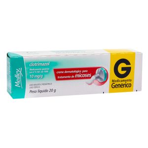Clotrimazol - Medley Creme Dermatológico Bisnaga Com 20G
