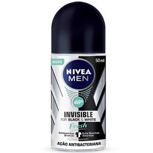 Desodorante Nivea Men Roll On Black & White Fresh 50Ml