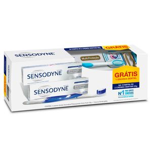 Sensodyne 50G Branq.Ext.Fresh Com 2 Gratis Esc Mult