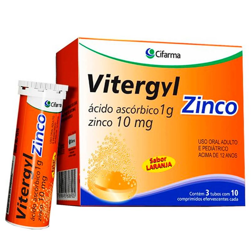 Vitergyl-Zinco-1G-30-Comprimid
