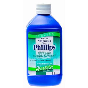 Leite De Magnésia Phillips 350Ml Sabor Hortelã