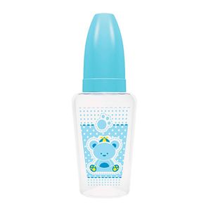 Mamadeira Chuquinha Lillo Primeiros Passos 50Ml Látex Cor Azul Ref-604520