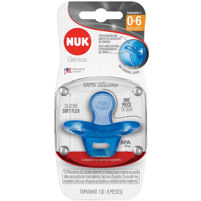 Nuk-Chupeta-100--Silicone-Boy-
