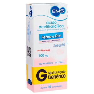 Acido Acetilsal.100Mg 30Cpr Inf Ems