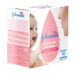 Absorventes para Seios JOHNSON’S<sup>®</sup> 12 unidades