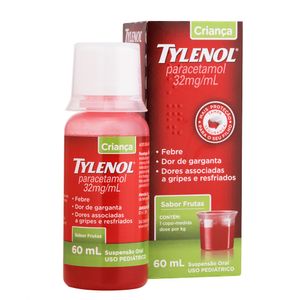 Analgésico TYLENOL<sup>®</sup> Criança Líquido 60mL
