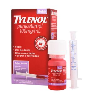 Analgésico TYLENOL<sup>®</sup> Bebê Líquido 15ml