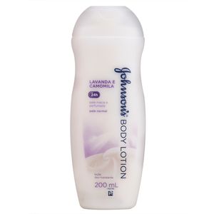 Hidratante JOHNSON'S Lavanda e Camomila 200ml