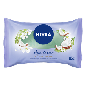 Sabonete em Barra Hidratante Água de Coco & Óleos Essenciais Nivea Pacote 85g
