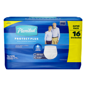 Roupa Íntima Descartável Unissex Plenitud Protect Plus G/XG Pacote 16 Unidades Embalagem Econômica