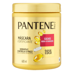 Máscara de Tratamento Pantene Cachos Hidra-Vitaminados Pote 600ml