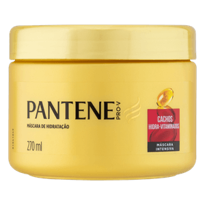 Máscara de Tratamento Pantene Cachos Hidra-Vitaminados Pote 270ml