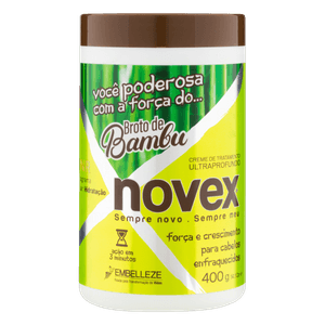 Creme de Tratamento Ultraprofundo Novex Broto de Bambu Pote 400g