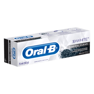 Creme Dental Mineral Clean Fresh Mint Oral-B 3D White Caixa 102g