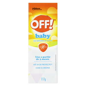 Repelente Gel sem Perfume Off! Baby Caixa 117g