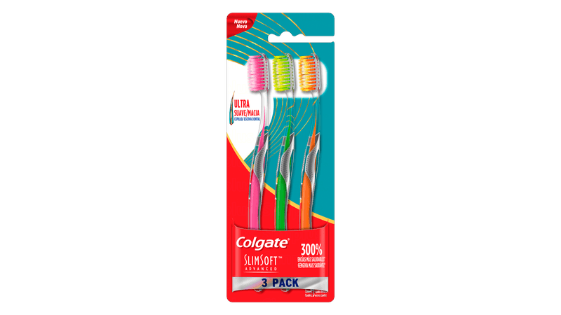 Escova Dental Colgate 360º Luminous White Advanced 2 unid