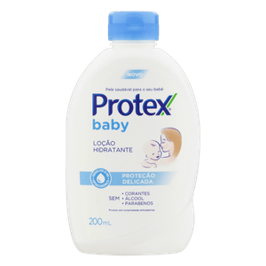 Loção Hidratante Protex Baby Proteção Delicada Frasco 200ml