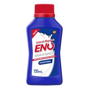 Leite de Magnésia 8% Tradicional Eno Frasco 120ml