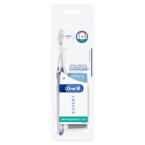 Kit Escova Dental Expert + Fio Ortodôntico Superfloss Oral-B