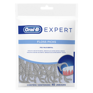 Fio Dental Floss Picks Oral-B Expert 45 Unidades