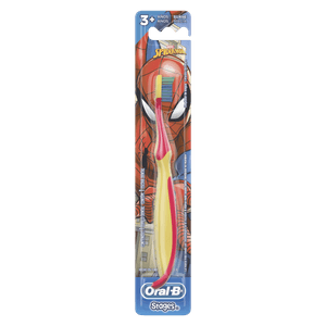 Escova Dental Infantil Macia e Suave Spider-Man Oral-B Stages