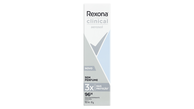 Antitranspirante rexona men aerosol clinical 96h 150ml