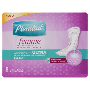 Absorvente sem Abas Ultra Plenitud Femme Pacote 8 Unidades