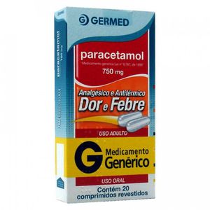 Paracetamol 750Mg 20Cpr Germed[Elm]