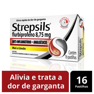 Pastilhas para Garganta Strepsils Mel e Limão