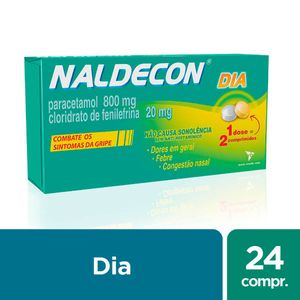 Naldecon Dia Com 24 Comprimidos