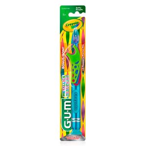 Escova Dental Gum Crayola Marker Macia 5 A 8 Anos