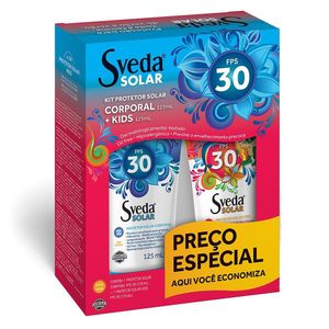 Sveda Protetor Solar FPS30 125ml + Kids 125ml