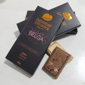 Chocolate Belga 34% Zero Acucar 45g Aguimar Ferreira