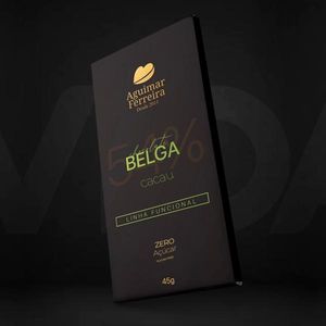 Chocolate Belga 54% Sem Açucar 45g Aguimar Ferreira