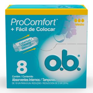 Absorvente Interno Ob Procomfort Médio 8un