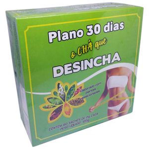 Desincha Chá Plano 30 Dias 60 Sachês