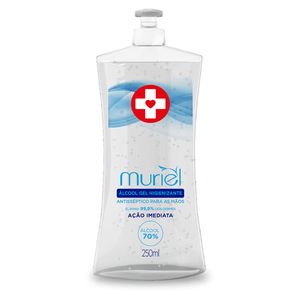 Álcool Gel 70% Antisséptico Muriel 250 Ml